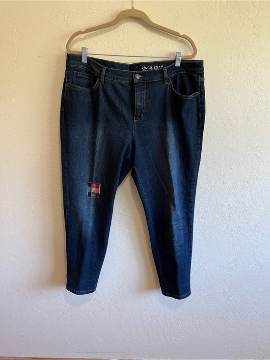 d&co Denim - Dark Blue Womens Stretch Jeans size 18WP